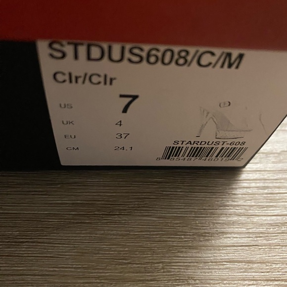 Pleaser Black and Silver Studded Platforms - Picture 9 of 12